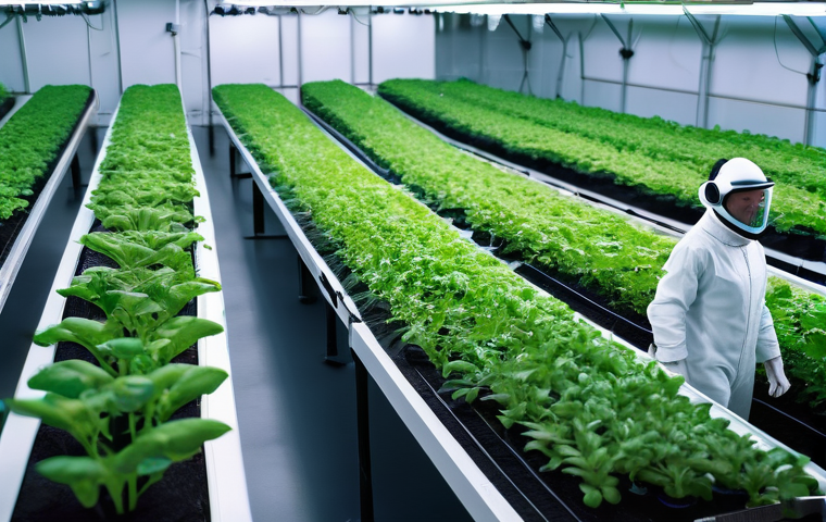 화성 탐사 임무의 장기적 목표 - **Martian Habitat & Sustainable Living:**
    A highly detailed, panoramic view of a self-sustaining...